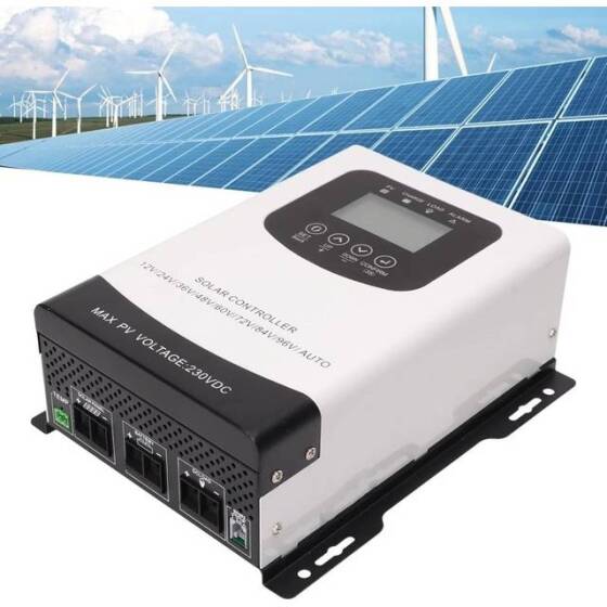 MPPT 80A 12V/24V/48V/72V/96V Intelligent LCD Solar Controller - PV Voltage 0V-230V - 5