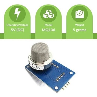 MQ-136 Hydrogen Sulfide Gas Detection Sensor - 3
