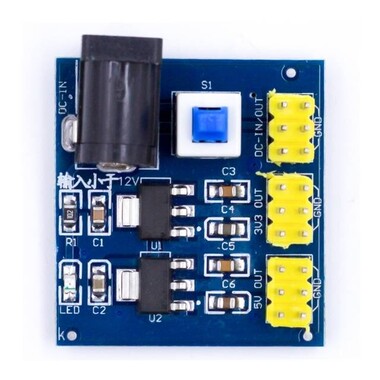 Multi Output Voltage DC-DC 12V to 3.3V 5V 12V Power Module - 1