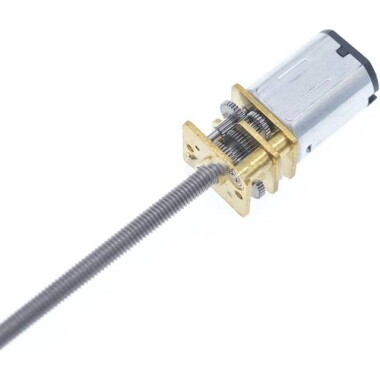 N20-M3 X 55 12V 60RPM Coarse And Long Reduction Motor N20 Screw Geared Motor Miniature Thread Motor - 5