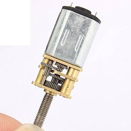 N20-M3 X 55 6V 200RPM Coarse And Long Reduction Motor N20 Screw Geared Motor Miniature Thread Motor - 5