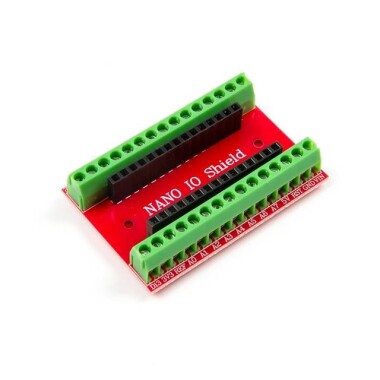 NANO IO Shield Expansion Board Nano Controller Terminal Adapter Screw IO Shield Electronic Circuit For Arduino-MultiColor - 2