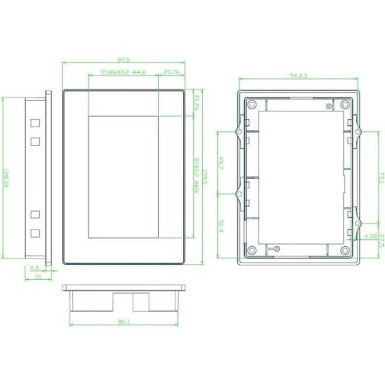 Nextion NX4827P043-011R-Y 4.3 Inch Resistive Touch Screen With Protective Shell - 3