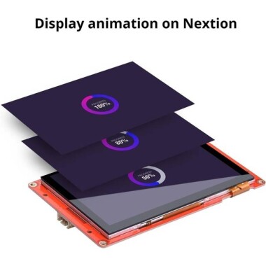 Nextion NX8048P050-011C-Y 5.0 Inch Capacitive Touch Screen With Protective Shell - 4