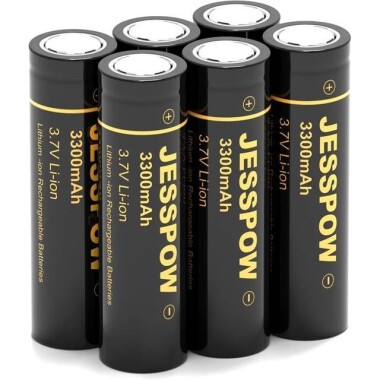 Non-Original PANASONIC NCR18650 3.7V 3400MAH Rechargeable Lithium Battery Flat Head - 1