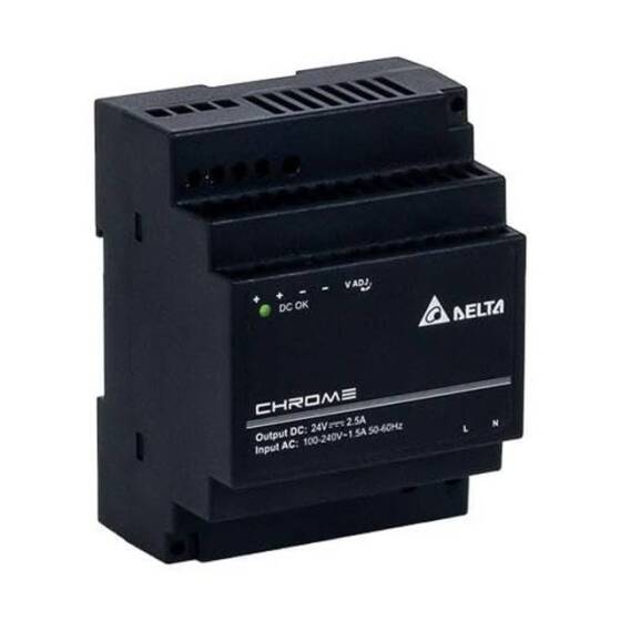 Original Delta DRC-24V60W1AZ Molded Case Insulated Guide Rail Switching Power Supply - 3