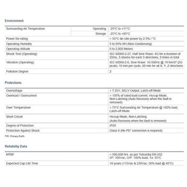 Original Delta DRC-5V10W1AZ Molded Case Insulated Guide Rail Switching Power Supply - 5