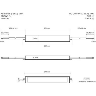 Original Osram OT 40W 24V Constant Voltage Waterproof Power Supply - 4