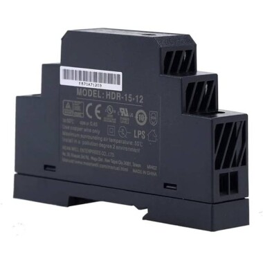 Original Taiwan MEAN WELL HDR-15-12 Rail Type Power Supply - 2