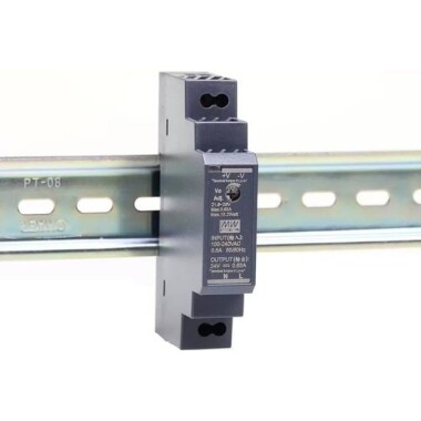 Original Taiwan MEAN WELL HDR-15-15 Rail Type Power Supply - 5