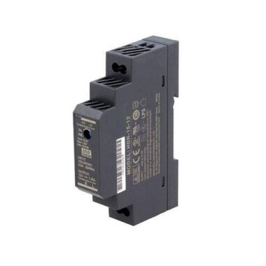 Original Taiwan MEAN WELL HDR-15-5 Rail Type Power Supply - 2