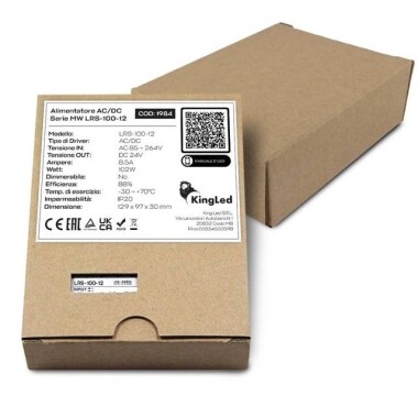 Original Taiwan MEAN WELL LRS-100-12 Power Supply - 2