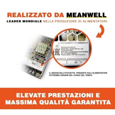 Original Taiwan MEAN WELL LRS-100-12 Power Supply - 3