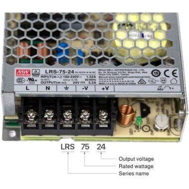 Original Taiwan MEAN WELL LRS-75-24 Power Supply - 5