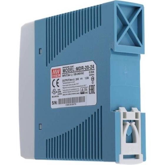 Original Taiwan MEAN WELL MDR-20-12 Rail Power Supply - 2