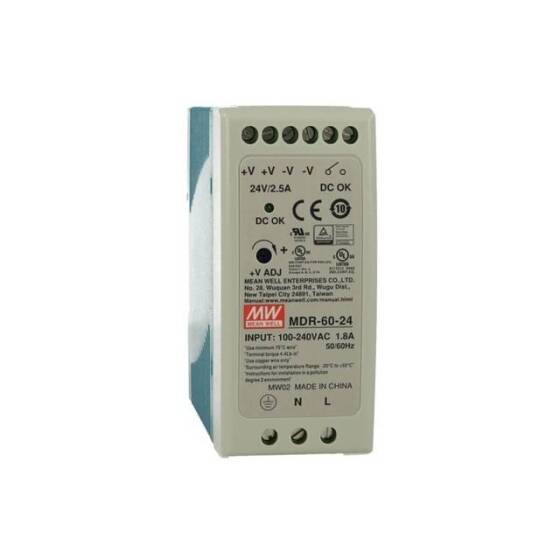 Original Taiwan MEAN WELL MDR-60-5 Rail Power Supply - 3