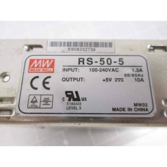 Original Taiwan MEAN WELL RS-50-5 Power Supply - 2