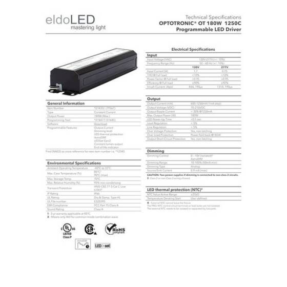 OSRAM Constant Voltage Power Supply 24V 180W - 2