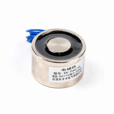 P40/25 12V DC Electromagnet - 35kg Holding Force - 2