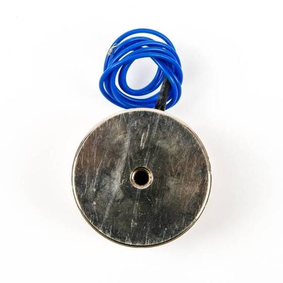 P40/25 12V DC Electromagnet - 35kg Holding Force - 6