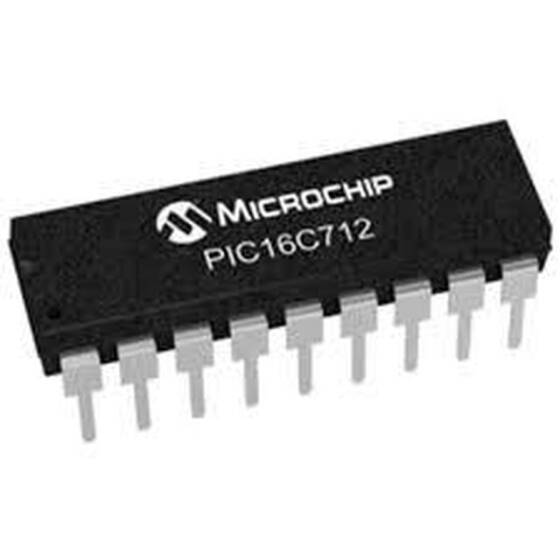 PIC16C712-04/P DIP-18 Microcontroller - 1