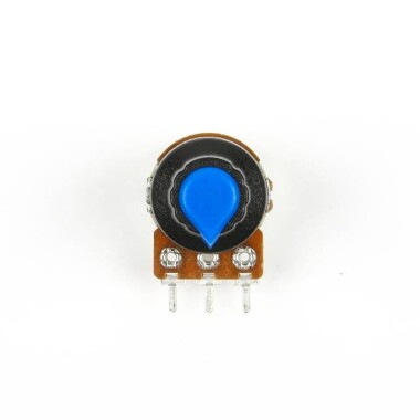 Potentiometer Knob Rotary Switch Cap Inner 6mm External 15mmx17mm Blue Color - 3