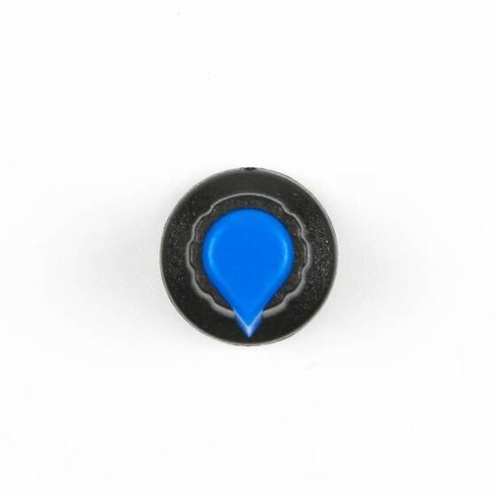 Potentiometer Knob Rotary Switch Cap Inner 6mm External 15mmx17mm Blue Color - 6