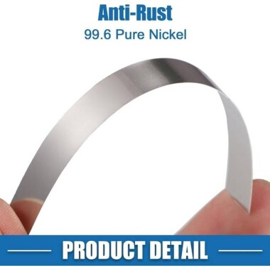 Pure Nickel Sheet 0-15x10x100mm - 3