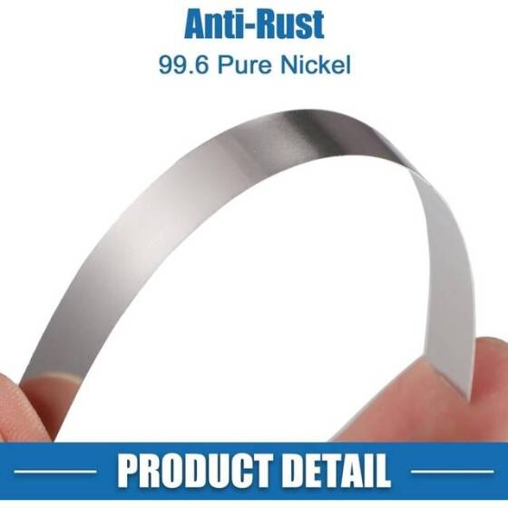 Pure Nickel Sheet 0-15x10x100mm - 3