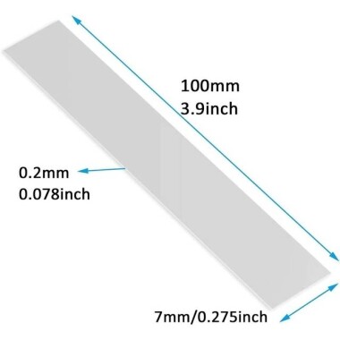 Pure Nickel Sheet 0-2x7x100mm - 3