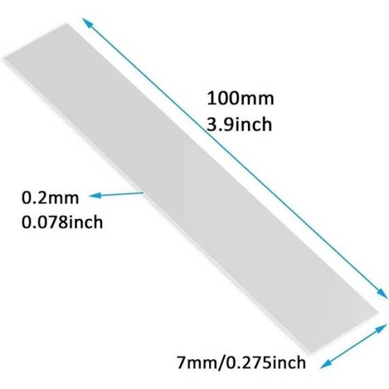 Pure Nickel Sheet 0-2x7x100mm - 3