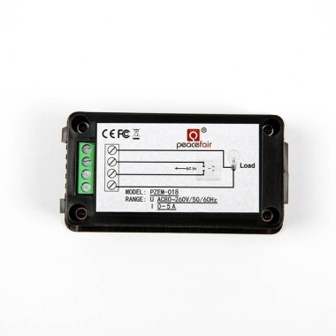 PZEM-018 5A AC Digital Display Power Monitor Meter Voltmeter Ammeter Frequency Factor Meter Without CT - 8