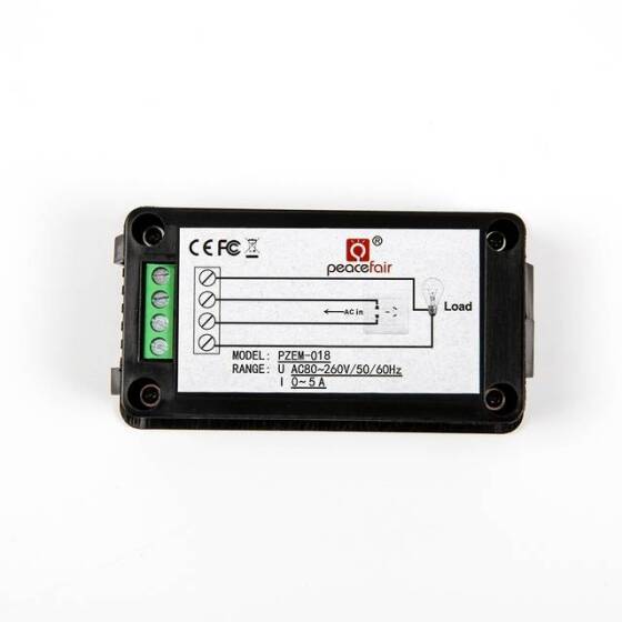 PZEM-018 5A AC Digital Display Power Monitor Meter Voltmeter Ammeter Frequency Factor Meter Without CT - 8