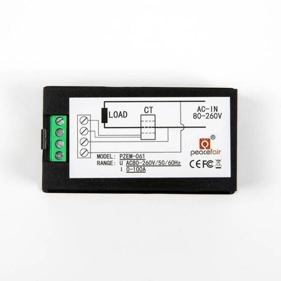 PZEM-061 AC80-260V 100A Voltage Current Watt Power Energy Meter With Close CT - 4