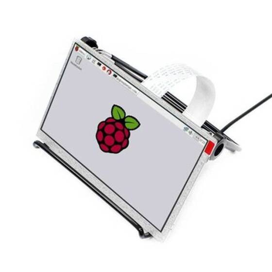Raspberry Pi 7 Inch IPS LCD Display - DPI Interface - 1024x600 - 1