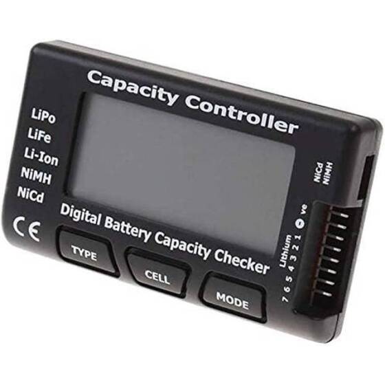 RC CellMeter 7 Digital Battery Capacity Checker Controller Tester Voltage Tester For Lipo Life Li-ion - 1