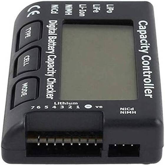 RC CellMeter 7 Digital Battery Capacity Checker Controller Tester Voltage Tester For Lipo Life Li-ion - 2