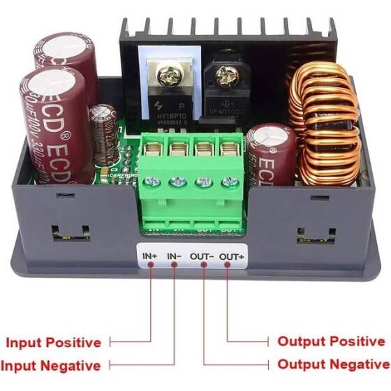 RD DPS8005 Programmable Constant Voltage Current Step-Down Power Supply Module Voltmeter Ammeter Buck Converter 80V 5A With USB Communication Board + BlueTooth Board - 4
