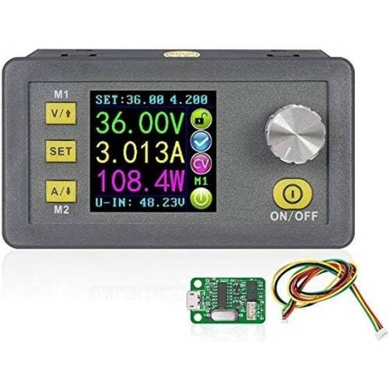 RD DPS8005 Programmable Constant Voltage Current Step-Down Power Supply Module Voltmeter Ammeter Buck Converter 80V 5A With USB Communication Board - 1