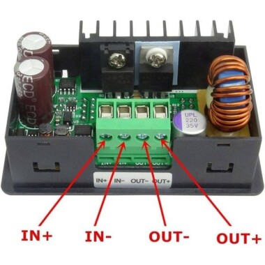 RD DPS8005 Programmable Constant Voltage Current Step-Down Power Supply Module Voltmeter Ammeter Buck Converter 80V 5A With USB Communication Board - 5