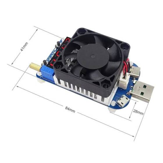 RD HD25 Trigger QC2.0 QC3-0 Electronic USB Load ResisTor Discharge Battery Test Adjustable Current Voltage 4A 25W - 6