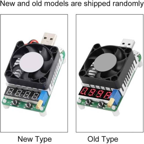 RD LD35 USB Interface Electronic Load ResisTor Discharge Battery Test LED Display Fan Adjustable Current Voltage 5A 35W - 3