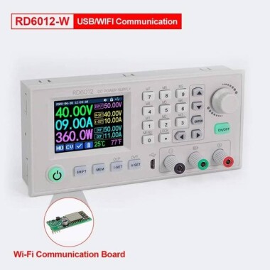 RD RD6012-W USB WiFi DC To DC Voltage Step Down Power Supply Module Buck Converter Voltmeter Multimeter 60V 12A With Wifi - 5
