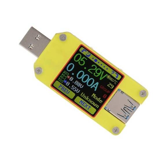 RD UM34 For APP USB 3-0 Type-C DC Voltmeter Ammeter Voltage Current Meter Battery Charge Measure Cable Resistance Tester Without Communication Version - 3