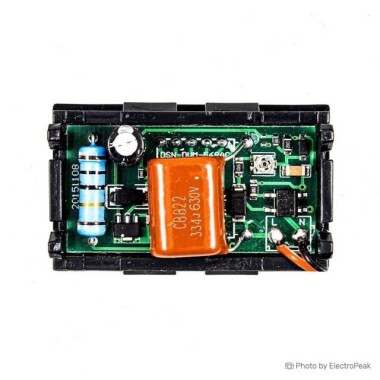 Red 0.56 inch AC 220V Two Wire AC Voltmeter 70V-500V - 2