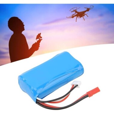 RED 1500MAH 2S 7.4V 35C High Power High Quality Model Airplane LIPO Battery JST Female - 5