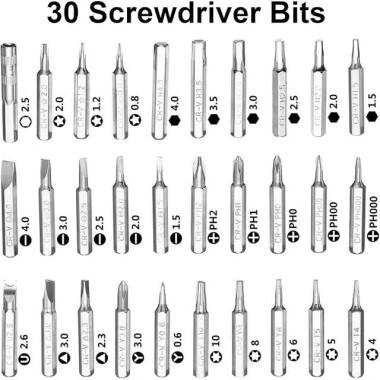Red 32 in 1 Multi-Purpose Precision Screwdriver Set - 3