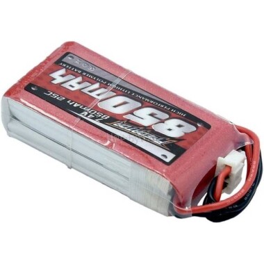 RED 850MAH 2S 7.4V 25C High Power High Quality Model Airplane LIPO Battery JST Female - 3