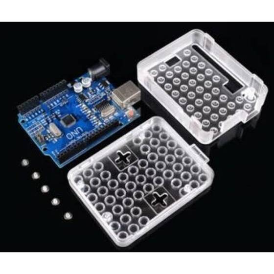 Red UNO R3 Injection Molding Case with Bubble - 4