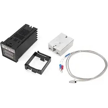 REXC100 Thermostat + CJX2-0910 + K Thermocouple 1m Probe Sensor Relay 220V Output TC(K- J- S- E) / RTD (PT100- CU50) Universal Input - 1